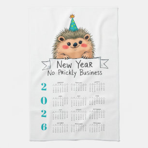 Plan your year in style with this 2026 calendar kitchen towel