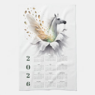 Plan your year in style with this 2026 calendar kitchen towel