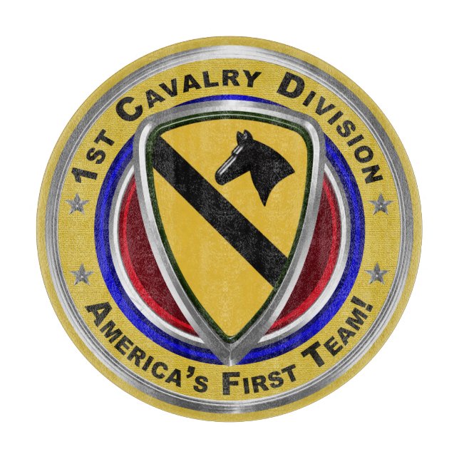 Planche À Découper 1re division de cavalerie "Première équipe" (Devant)