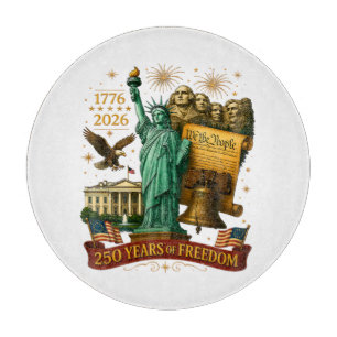 Planche À Découper 250 ans de liberté américaine