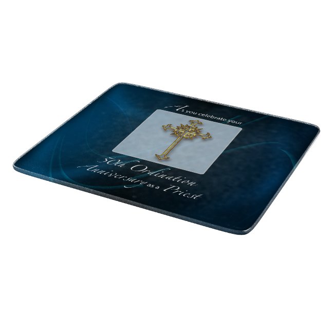Planche À Découper 50e anniversaire de l'ordination du prêtre (Coin)