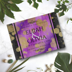 Planche À Découper 6e 33e 47e 48e Anniversaire de mariage Améthyste