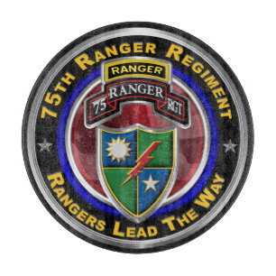 Planche À Découper 75e Régiment de Rangers "Les Rangers mènent le che