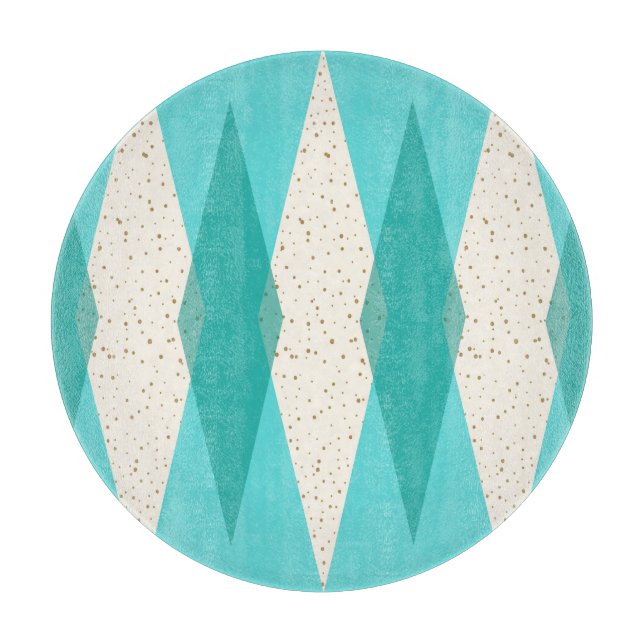 Planche à découper à motifs de losanges moderne de (Devant)