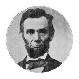 Planche À Découper Abraham Lincoln : 16ème Président de l'Amérique