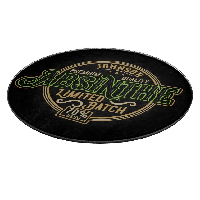 Planche À Découper Absinthe Herbal Spirit Liquor Étiquette (Coin)