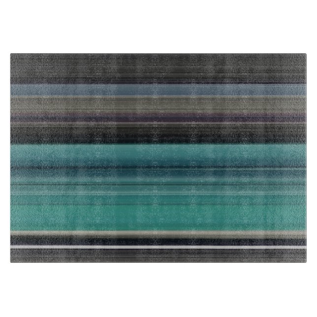 Planche À Découper Abstract #1: Teal and grey (Devant)