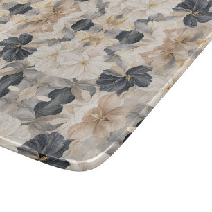 Planche À Découper Abstraction Florale Artistique de Luxe