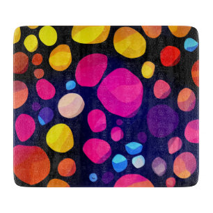 Planche À Découper Abstrait Coloré