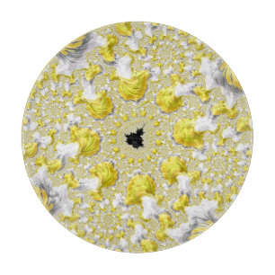 Planche À Découper Abstrait Gold Fractal