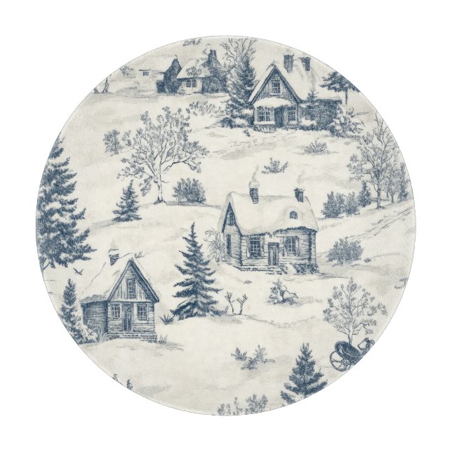 Planche À Découper Accessoires de Motif de Noël Toile (Devant)