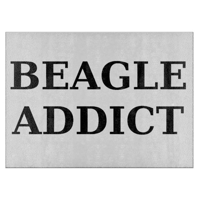 Planche À Découper accro beagle (Devant)