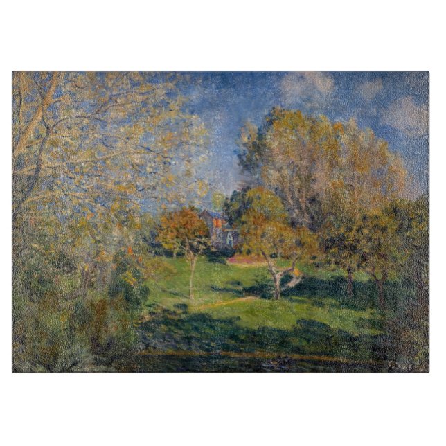 Planche À Découper Alfred Sisley - Le Jardin de Hoschede, Montgeron (Devant)