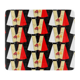 Planche À Découper Amateurs De Vins Et De Fromages