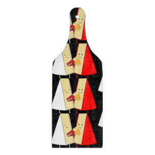 Planche À Découper Amateurs De Vins Et De Fromages