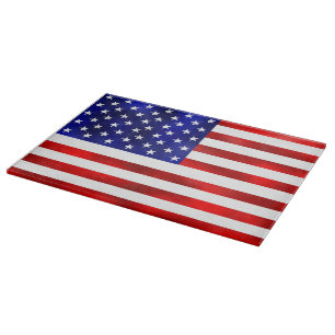 Planche À Découper American Flag Cutting Board