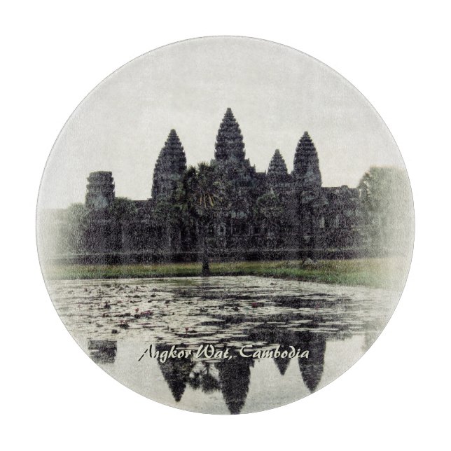 Planche À Découper Angkor Vat Temple Cambodge Coupe Board (Devant)