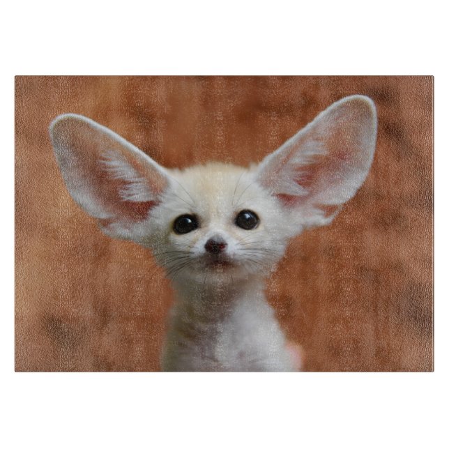 Planche À Découper Animaux de bébés cutest | Fennec Fox Pup (Devant)