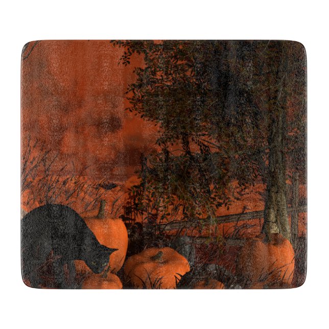 Planche À Découper Approche d'Halloween (Devant)