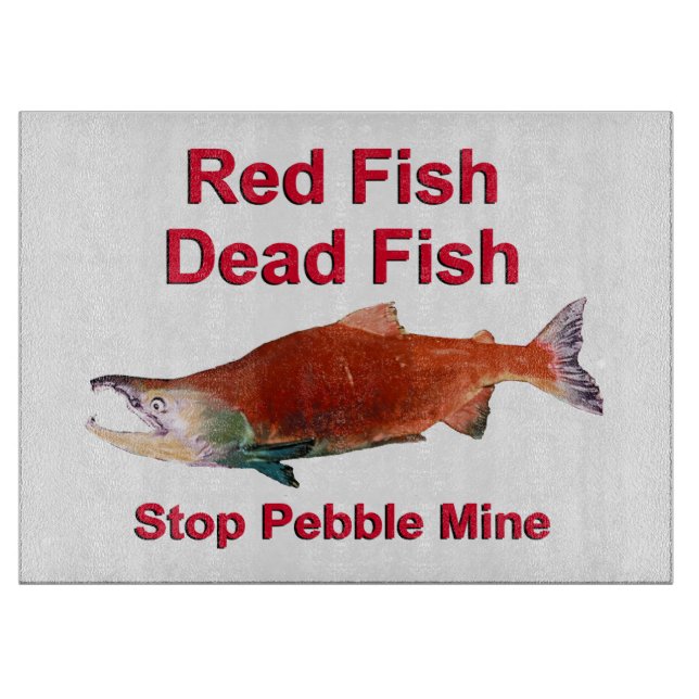 Planche À Découper Après Saumon - Arrêter la mine de galets (Devant)