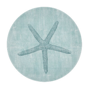 Planche À Découper Aqua Blue Ocean Beach Starfish