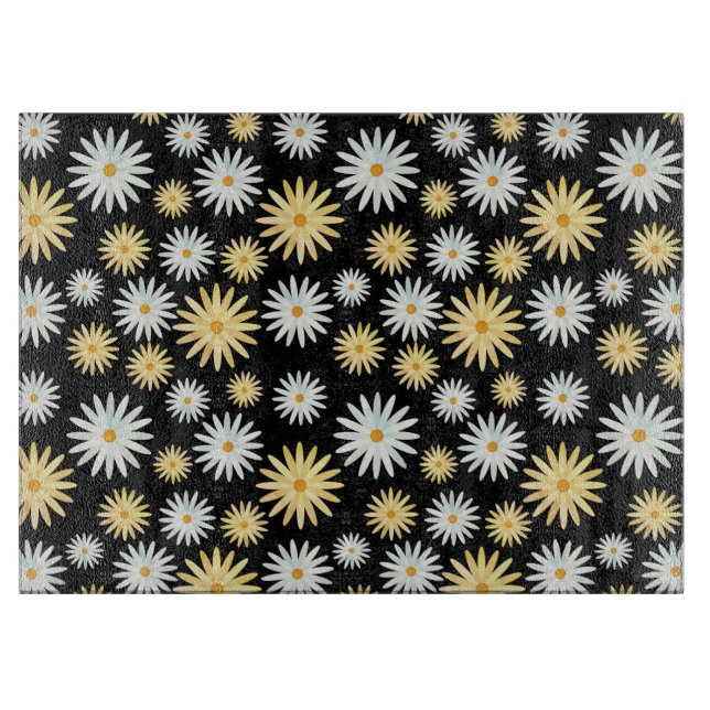 Planche À Découper Aquarelle Motif margueux pour cuisine (Devant)