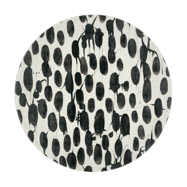 Planche À Découper Aquarelle noire invariable d'I | (Devant)