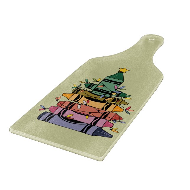 Planche À Découper Arbre de Noël Enseignant Vie Cadeau Enseignement (Coin)