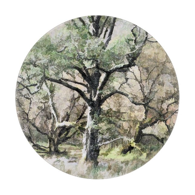 PLANCHE À DÉCOUPER ARBRES (Devant)