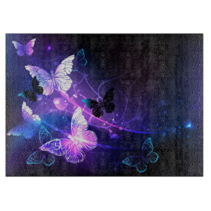 Planche À Découper Arrière - plan avec papillons de nuit