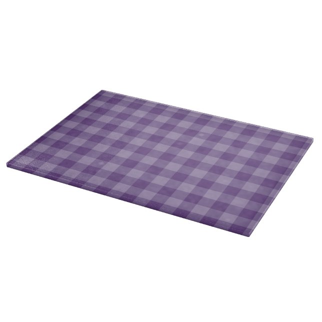 Planche À Découper Arrière - plan checkered violet (Coin)
