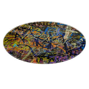 Planche À Découper Arrière - plan de graffiti