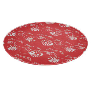 Planche À Découper Arrière - plan de Saint Valentin