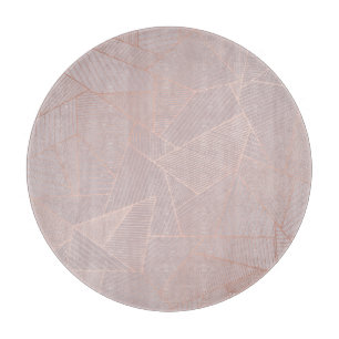 Planche À Découper arrière - plan décoratif or rose, élégant.