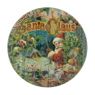 Planche À Découper Art antique du Père Noël