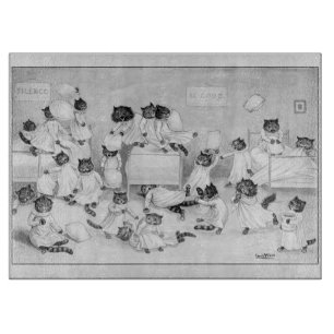 Planche À Découper Art de chat par Louis Wain 1900
