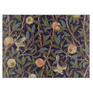 Planche À Découper Art de cru d'oiseau et de grenade de William