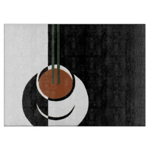 Planche À Découper Art Déco vintage, Coupe de Café à la vapeur