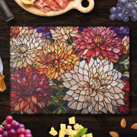 Art du Dahlia en Vitrail
