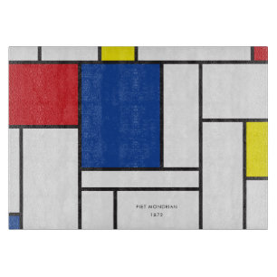 Planche À Découper Art Moderne Géométrique Minimaliste De Stijl Mondr