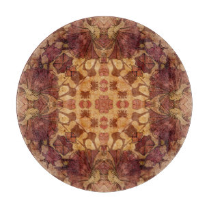 Planche À Découper Art nouveau géométrique, motif décoratif.