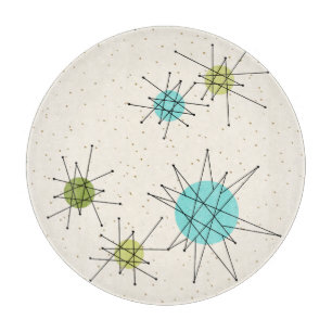 Planche à découper atomique iconique de Starbursts