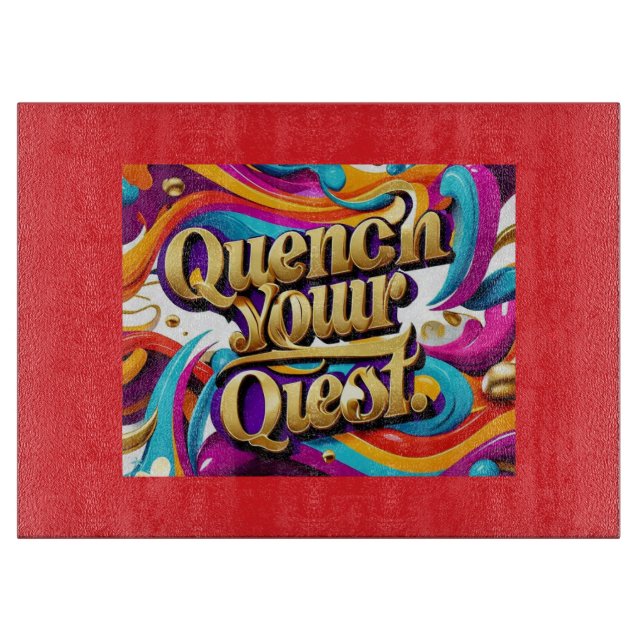 Planche À Découper "Au-delà des frontières" (Devant)