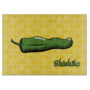 Planche à découper au poivre shishito