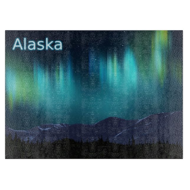 Planche À Découper Aurora Borealis - Alaska (Devant)