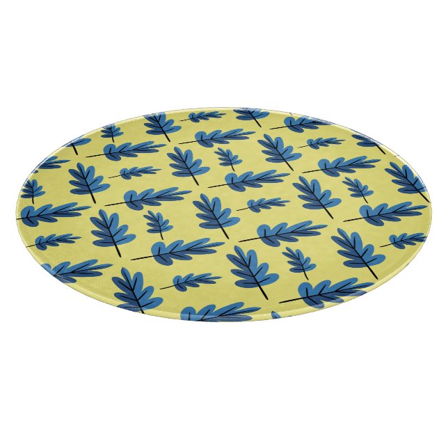 Planche À Découper Automne bleu (Coin)