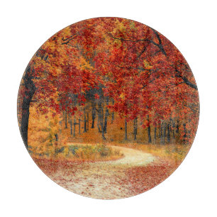 Planche À Découper automne dans la forêt