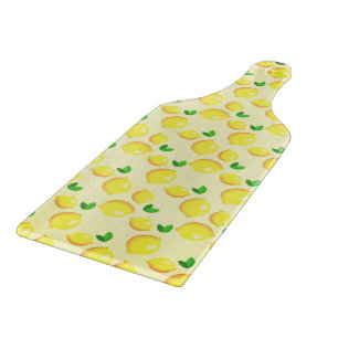 Planche à découper avec citrons