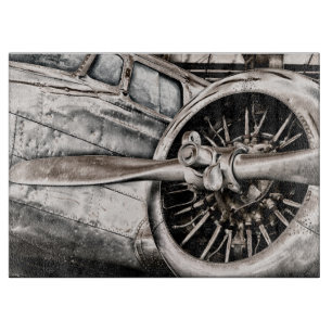 Planche À Découper Avion vintage