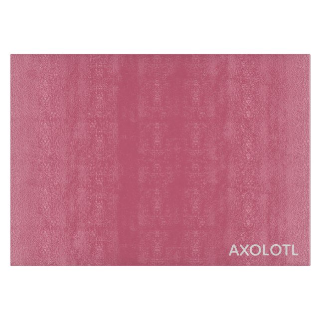 Planche À Découper Axolotl pink color name (Devant)
